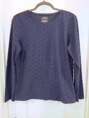 Talbots Tee in Navy Blue
